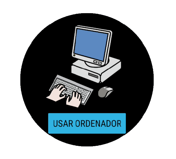 Interfaz Wear OS: inicio, menú e alarmas